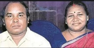 द्रौपदी मुर्मू और उनके पति श्याम चंद मुर्मू